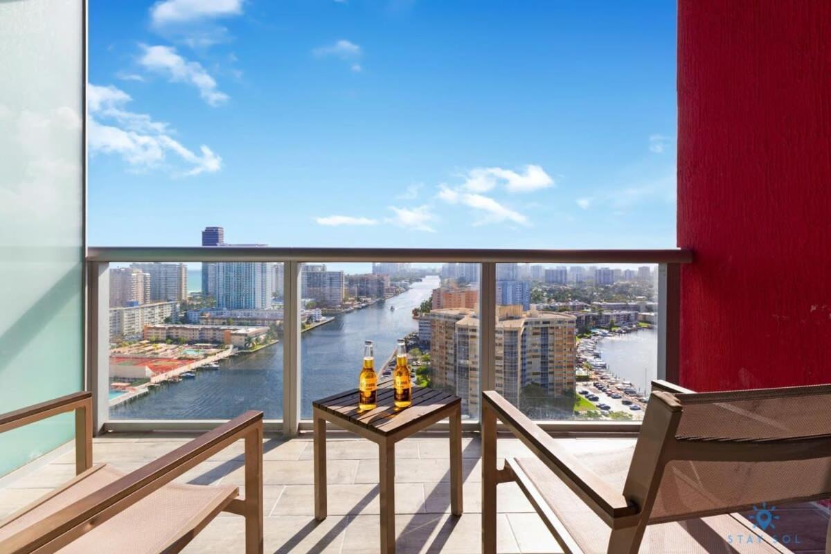 Infinite View With Balcony,Pool Plus Near Beach Hallandale Beach Exterior photo