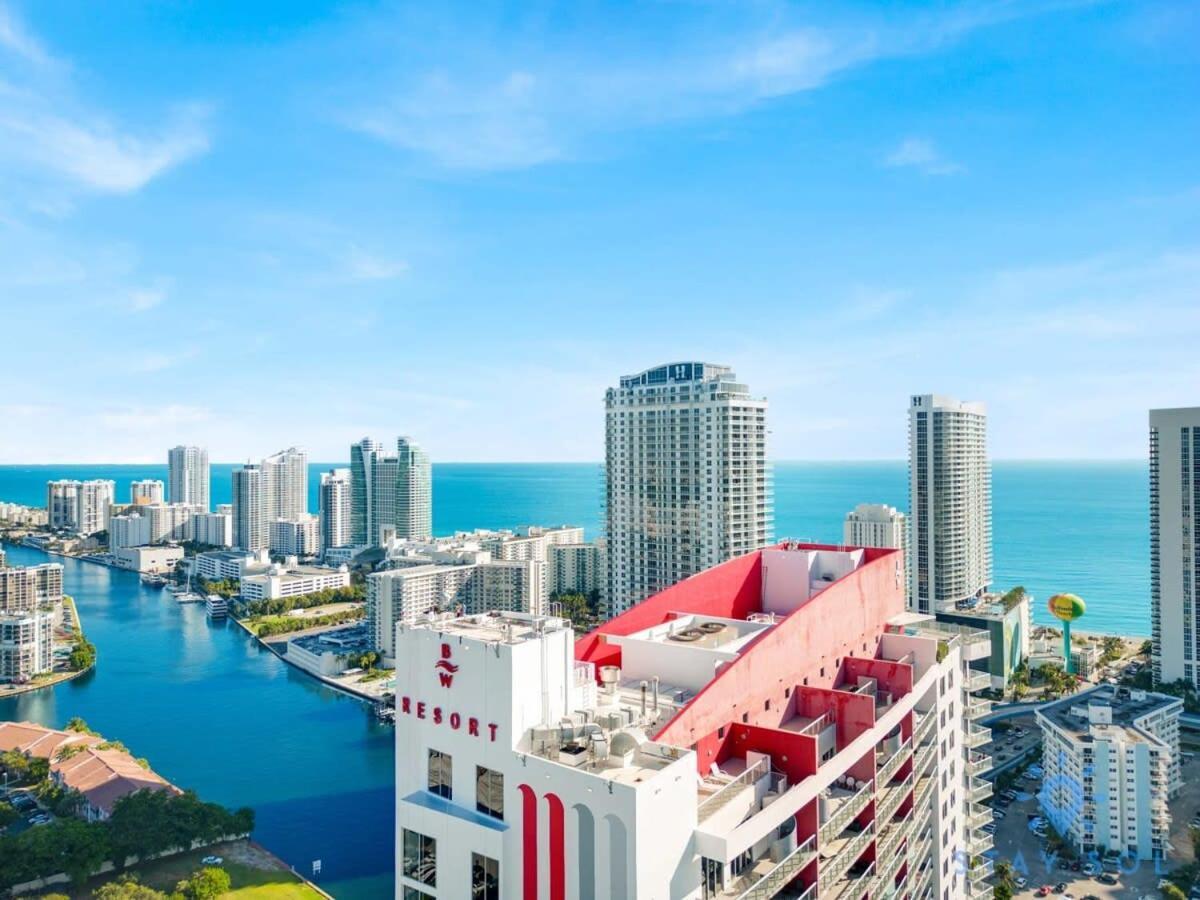 Infinite View With Balcony,Pool Plus Near Beach Hallandale Beach Exterior photo