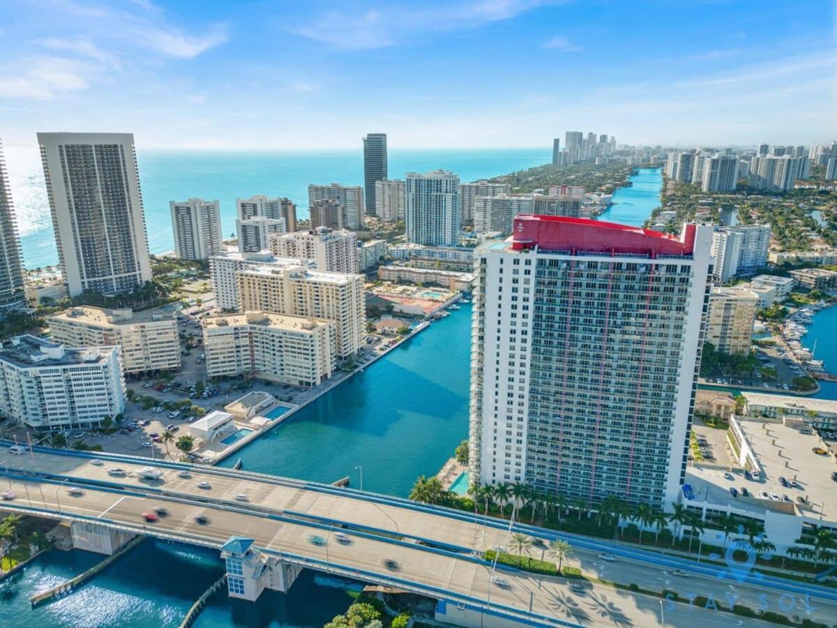 Infinite View With Balcony,Pool Plus Near Beach Hallandale Beach Exterior photo